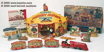 Lionel Mickey Mouse circus train